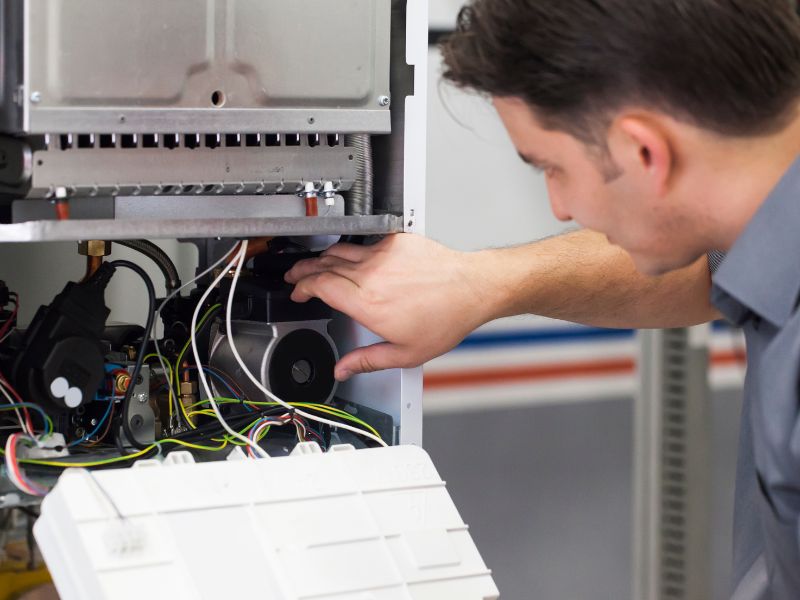 riparazione caldaia da parte di un tecnico di Roma